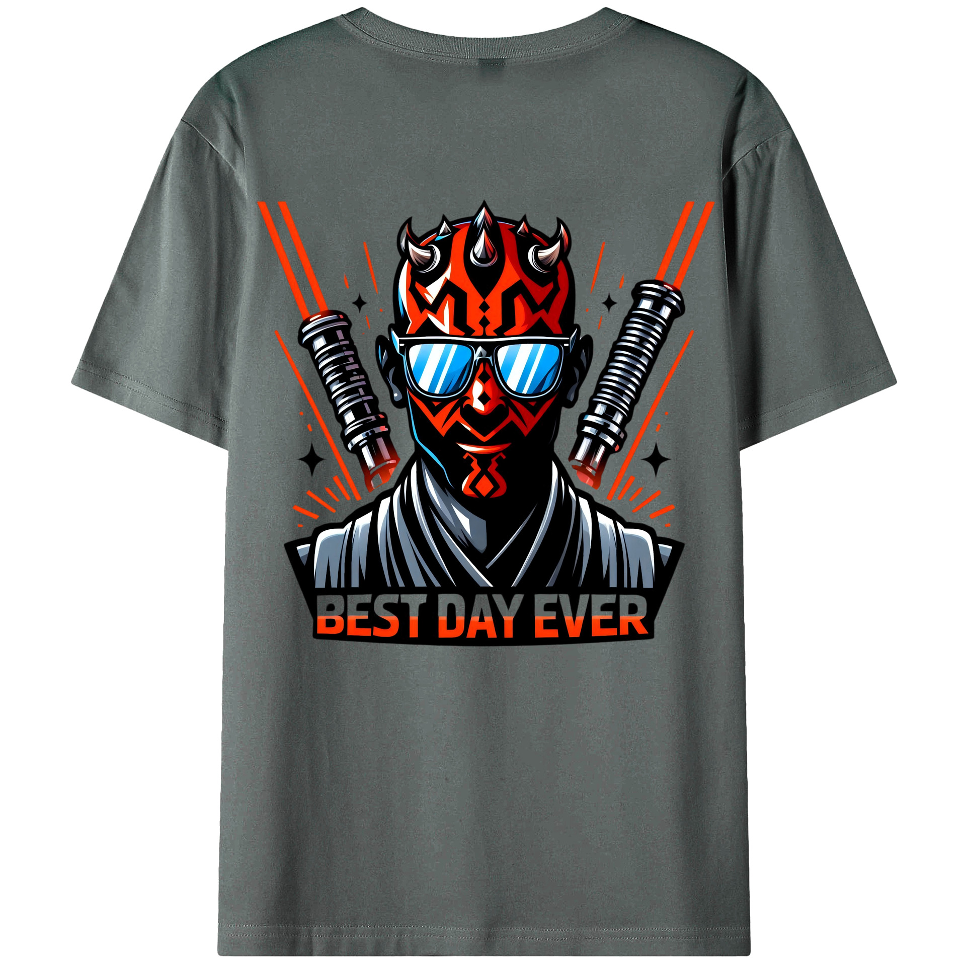 （画像用） スター・ウォーズ Star Wars 綿100％ メンズ半袖Tシャツ（バックプリント） 通気性
